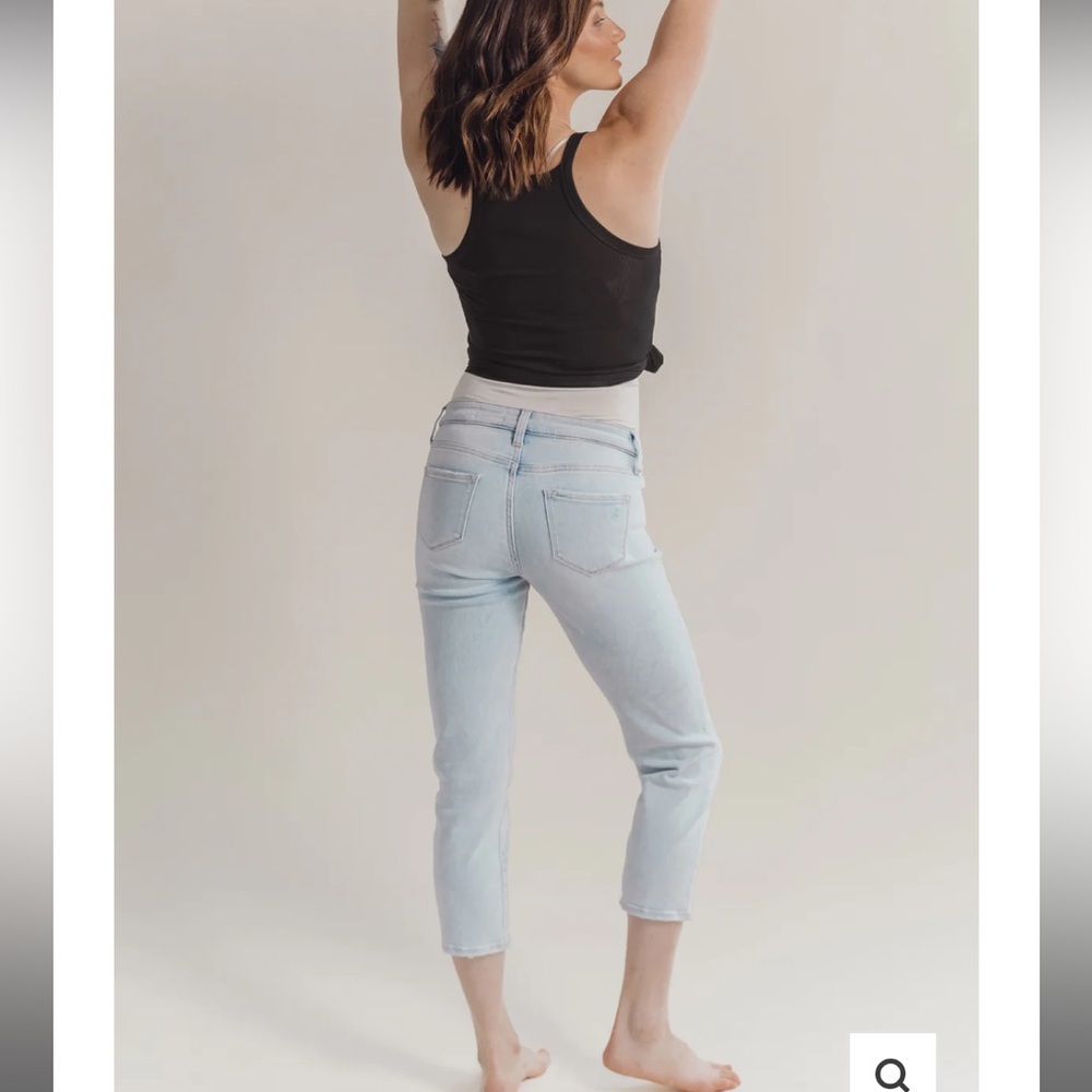BLANQI Straight Leg Postpartum Jeans